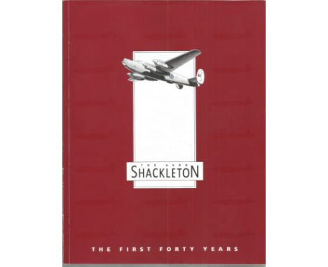 Aviation Shackleton collection includes to original 9x7 black and white photos dated 11. 5. 49 and a softback book titled Avr