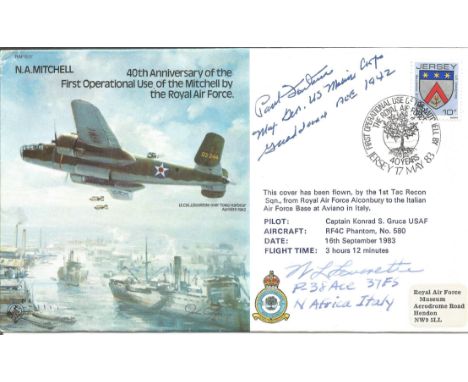 WW2 USA Colonel William L Leverette P 38 Fighter Ace with 37th Fighter Squadron in North Africa &amp; Italy and Major General