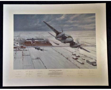 Rare Gerald Coulson Operation Jericho The Jail Breakers 18 signature edition signed by RAF Mosquito legendary jail breakers f