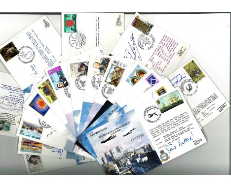 Bomber Command WW2 special Signed cover collection. A complete collection of all 45 VIP signed covers. The covers are nicely 
