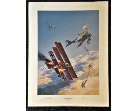 Nicolas Trudgian Knights of the Sky signed by WW1 RNAS pilot Flt. Lt. Philip Bristow, number 89 600 with original Certificate