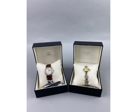 LOT OF FIVE BOXED ROTARY WRIST WATCHES