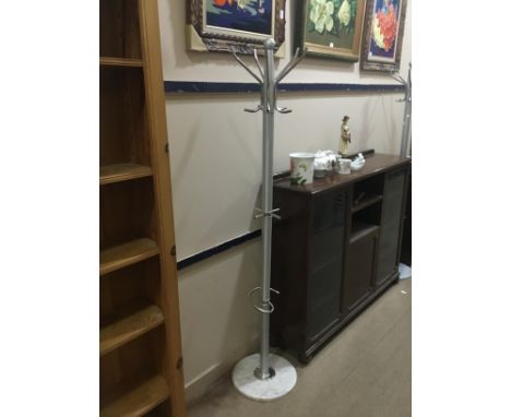 TWO MODERN CLOAK RACKS