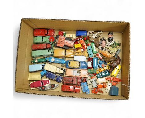 Fifty 1950s/60s diecast vehicles, by Matchbox, Dinky Toys, Charbens, etc. including thirty Matchbox Series vehicles, dinky ca