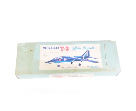 MITSUBISHI T-2 Blue Impulse Scale kit for 25 size engine, 3-4 function R/C.