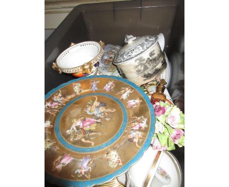 Miscellaneous 19th and 20th Century English and European decorative ceramics and glassThis is a large mixed lot, if you would