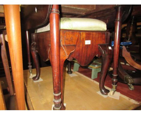 George II commode adapted for use as a stool 