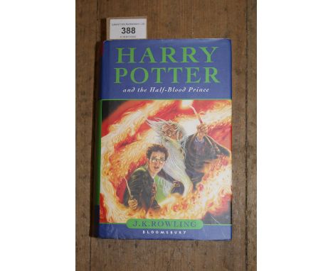 Hardback First Edition of ' Harry Potter and the Half Blood Prince ' with printing error on page 99 (eleven owls) corrected t