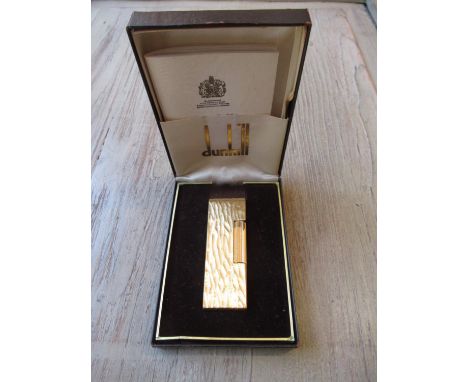 Mid 20th Century Dunhill cigarette lighter in original box 
