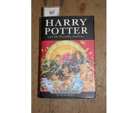 Hardback First Edition of ' Harry Potter and the Deathly Hallows ' complete with dust cover 