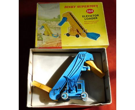 Toys - Dinky Supertoys 964 by Meccano. Rare Reverse Colours. Elevator Loader, with working hopper elevator and chute. Boxed (