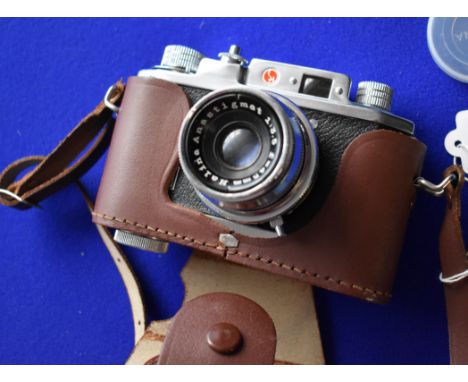 Camera - Vintage Halina 35X Camera 1:3.5 45mm lens, with case, not tested very good condition