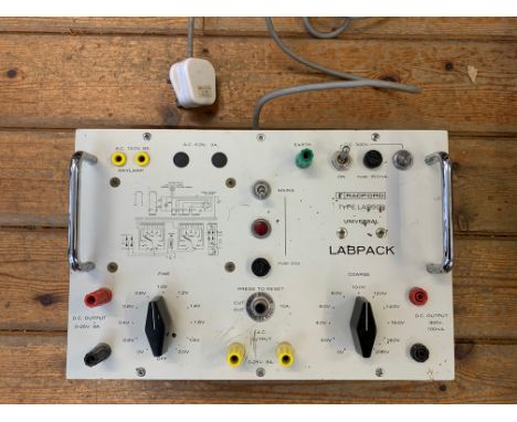 RADFORD UNIVERSAL LABPACK. A Radford LAB59R Labpack portable power supply from the early 60s. Used extensively by schools and