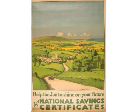 NORMAN WILKINSON (1878-1971): A NATIONAL SAVINGS ADVERTISING POSTER, no.213, Publ. The National Savings Commitee, printed by 