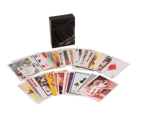 ANDREW JONES ART: 'The Deck of Cards, 1972' A full set (plus two jokers, info card and folding booklet) of playing cards, eac