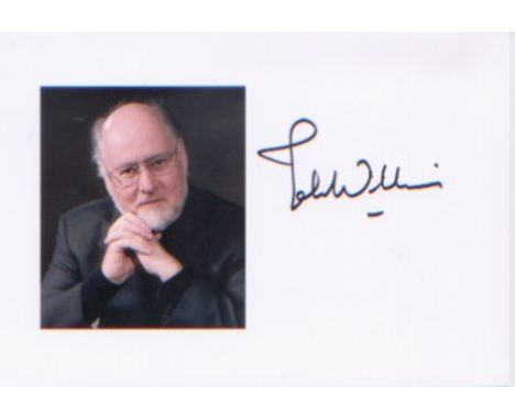 John Williams. 7x5 portrait of the esteemed Oscar winning film score composer. Good condition. All signed items will come wit