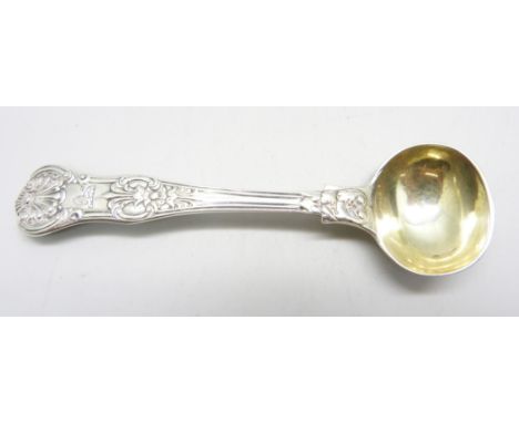 A small silver Queen's pattern sauce ladle, crested, London 1834, 30g, 113mm 