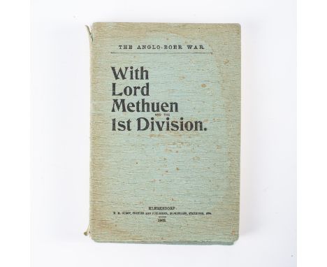 Transvaal: H. M. Guest, 19028vo (20 x 13.6 x 1.3cm) 9 plates + 124pp + 3pp. publisher's catalogue. Original light green softc