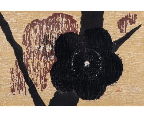 the first signed, the second unsigned and stamped on the reversewoodcutsheet size: 27 by 39,5cm and 28,5 by 43cm, respectivel