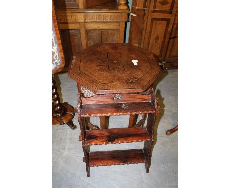 Islamic Table and pine shelf