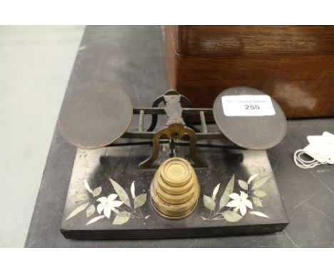 Pietra Dura postal scales