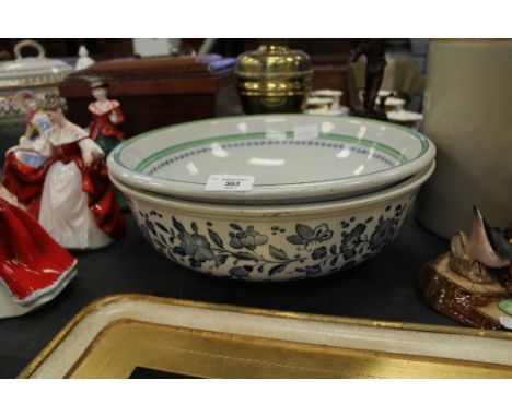 Late Victorian wash basin by DB&Co and another
