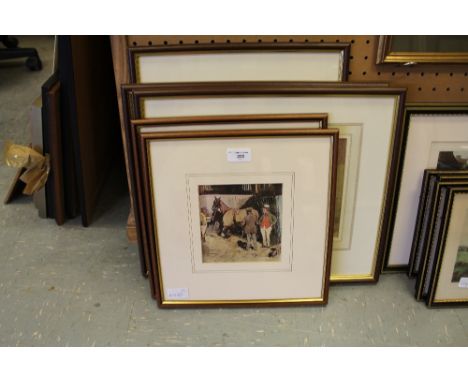 5 G D Armour Hunting Scene Prints