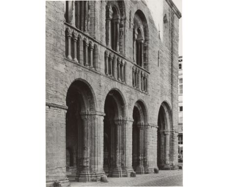 Albert Renger-Patzsch (Würzburg 1897 – 1966 Wamel b. Soest). „Soest, Westseite, Patroklidom [sic!]“. Um 1930Vintage. Silberge