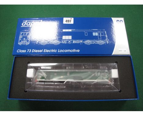 A Dapol "OO" Gauge #4D-006-010 Class 73 Diesel Electric Locomotive, R/No E6004, BR green, literature, boxed.