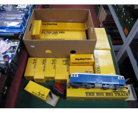 A Rovex "The Big Train" Ref RV256 Bo-Bo Diesel Engine (Boxed), plus a diesel shunter and 0-6-0 Prairie tank engine, also thre