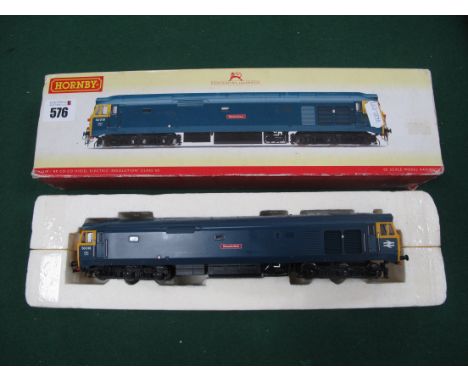 A Hornby "OO" Gauge/4mm Class 50 Co-Co Diesel Locomotive, BR blue R/No 50018 "Resolution", good in fair box.