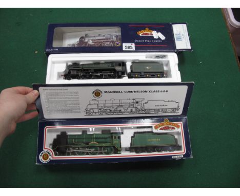 Two Bachmann "OO" Gauge/4mm Boxed 4-6-0 Steam Locomotives, Ref No 32-500 Std Class 5MT with six wheel tender BR green R/No 73