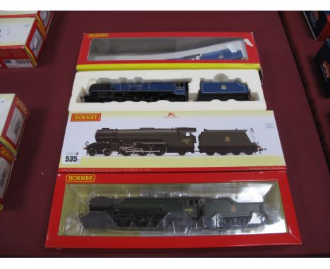 Two Hornby "OO"Gauge/4mm 4-6-2 Steam Locomotives, Ref No R2386 Princess Coronation Class "Duchess of Gloucester" BR blue R/No