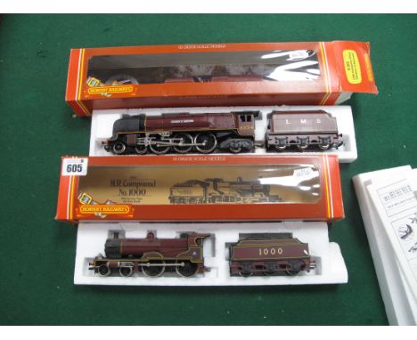 Two Hornby "OO" Gauge Steam Locomotives and Tenders, comprising of 4-6-2 Coronation Class R/No 6234, 'Duchess of Abercon' LMS