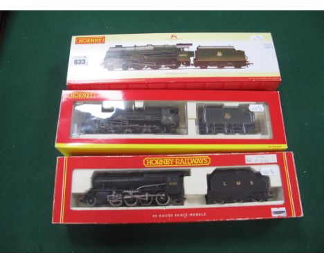 Two Boxed Hornby "OO"Gauge Locomotives and Tenders, comprising of #R2629A Royal Scot Class 7P 4-6-0 locomotive, R/No 46140, '