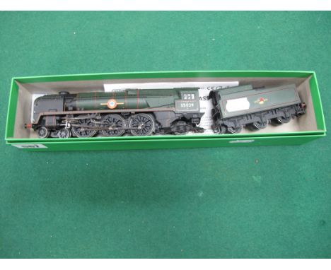 Hornby "OO"Gauge Class 8P Merchant Navy 4-6-2 Locomotive and Tender, R/No 35029, Ellerman Lines, BR green with early emblem, 