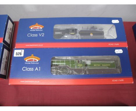 Two Bachmann "OO" Gauge Locomotives and Tenders, comprising of #32-550A Class AI 4-6-2 locomotive, R/No 60163 'Tornado', Brit