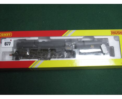 A Hornby "OO"Gauge/4mm Ref R3356 Class 9F 2-10-0 Steam Locomotive with Six Wheel Tender, BR black R/No 92021 weathered editio