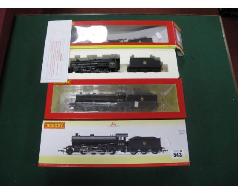 Two Hornby "OO"Gauge/4mm Boxed 2-8-0 Steam Locomotives with Six Wheel Tenders, Ref No R2229 class 8F BR black R/No 48154 Ref 