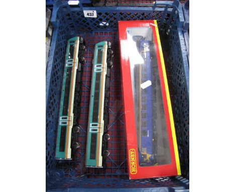 A Bachmann "OO" Gauge/4mm Unboxed class 170 Two Car DMU, Midland Marine livery R/No 170105/170105, plus a part boxed Hornby R