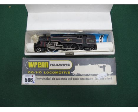 A Wrenn "OO"Gauge/4mm Ref No W2218 2-6-4 Std Tank Steam Locomotive, black R/No 80033 good boxed condition, u/t (rear bogie mi