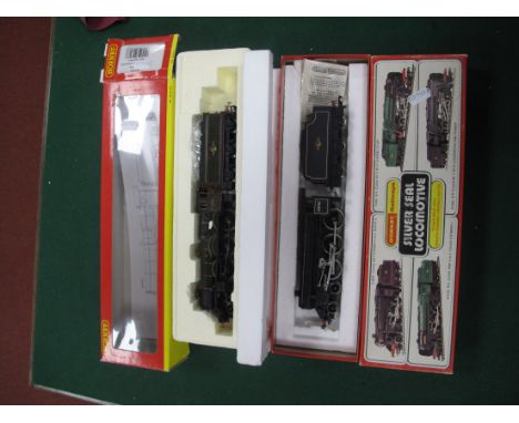 Two Hornby "OO"Gauge/4mm Boxed 4-6-0 Steam Locomotives with Six Wheel Tenders,  Ref No R2318 Castle Class BR green renamed "C