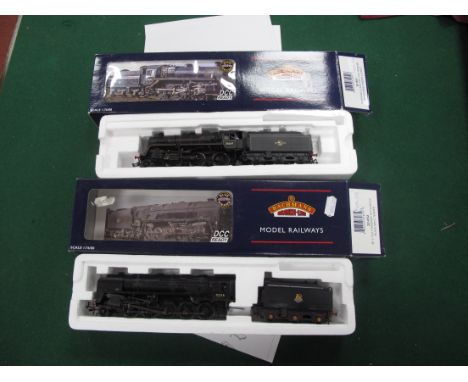 Two Bachmann "OO"Gauge/4mm Boxed Steam Tender Locomotives, DCC ready Ref No 32-852 Class 9F 2-10-0 BR black, weathered, R/No 