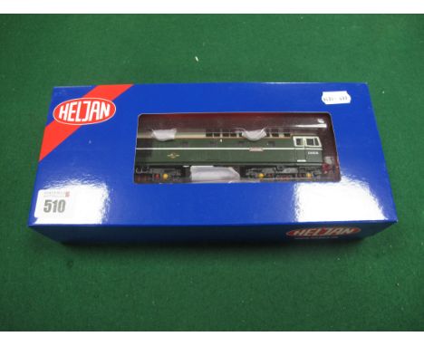 A Heljan "OO" Gauge #3462 BRCW Type 3- class 33 Bo-Bo Diesel Electric Locomotive,  R/No D6508 'Eastleigh' BR green (small yel