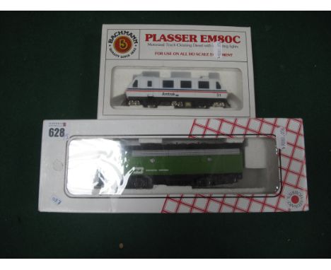 A "Stewart Hobbies" "HO"Gauge U.S.A Outline Ref No 5911 Class F9 A/B Set Diesel Locomotive,  Burlington Northern green livery