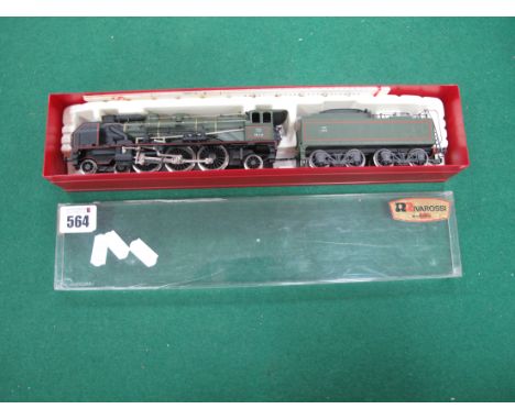 A Rivarossi "HO" Gauge Ref No 1341 Class 231 4-6-2 Steam Locomotive with Eight Wheel Bogie Tender, S.N.C.F green livery R/No 