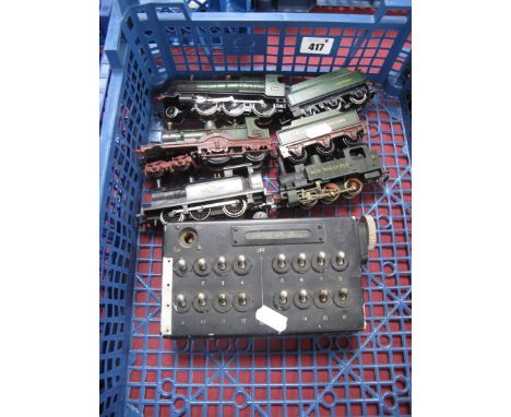 Four "OO"'Gauge/4mm Unboxed Steam Locomotives - Untested), A Mainline Class 43XX Mogul 2-6-0 with six wheel tender GW green R