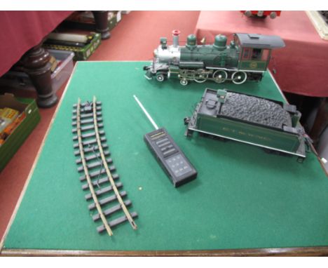 A Bachmann Spectrum Unboxed "G" Gauge Baldwin 4-6-0 E.T and W.N.C "Old Timer" Steam Locomotive R/No 12 With Eight Wheel Bogie
