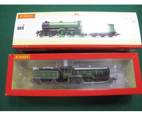 A Hornby "OO" Gauge #R3544 B12 Class 4-6-0 Locomotive and Tender, R/No 8527, LNER green livery, DCC ready, literature, boxed.
