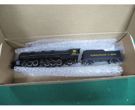 A Bachmann Spectrum "HO"Gauge Ref No 84803. U.S.R.A 2-6-6-2 Articulated Steam Locomotive, R/No 1521, "Chesapeake and Ohio" bl